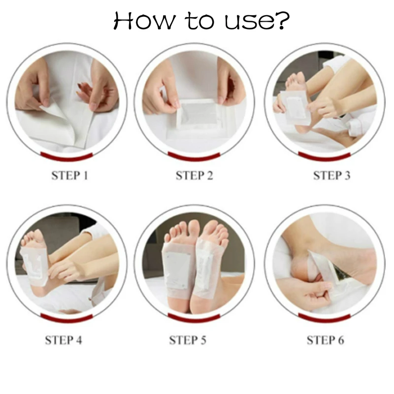 Бамбуковые накладки Kinoki 20 шт./лот детоксикационные с клейким средством для ухода