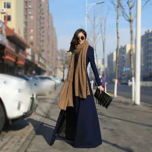 

Slim Woman Winter Coats Fashion and Jackets Pockets Long Wool Coat Red Office Lady Cardigan Jackets