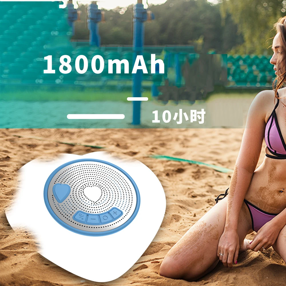 Bluetooth Speaker Floating IPX7 Waterproof TWS LED Light Heart Shape Outdoor Swimming Pool Phone Subwoofer | Электроника