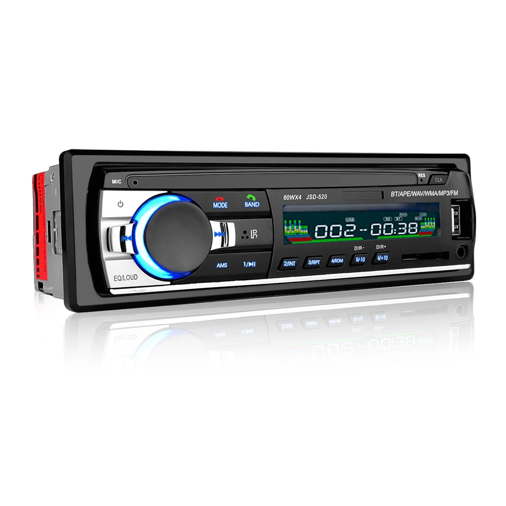 Автомагнитола TIOODRE с Bluetooth стереозвук FM mp3-плеер 12 в пост. Тока USB MP3 MMC WMA FLAC