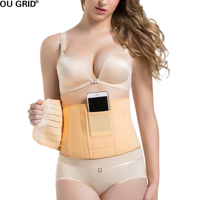 Удобный эластичный послеродовой пояс для восстановления живота с телефонной