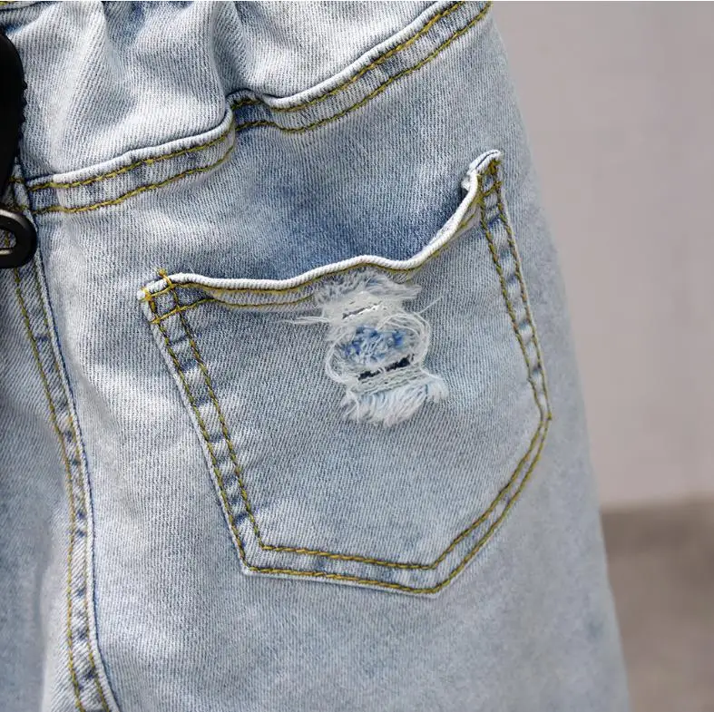 

Kids denim shorts Summer Baby Infant Shorts Casual Children Pants Trousers Baby Boy Clothing Elastic Waist 2-7Years