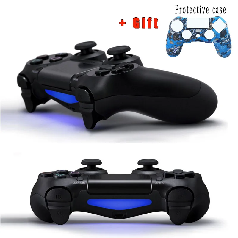 

With Wireless Bluetooth Gamepad Controller for PS4 Game Controller Vibration Joystick Gamepads for PS 3 Console WIN 7 8 10 PC