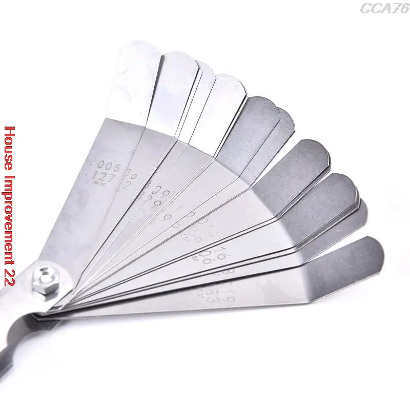 

0.05 to 1mm Blades Feeler Gauge Metric Filler Curved Stainless Steel Gap Feeler