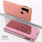 Защитный чехол для Moto G9 Play G8 Plus, умный зеркальный флип-чехол для телефона Motorola G8 Power Lite View, чехол-подставка из искусственной кожи