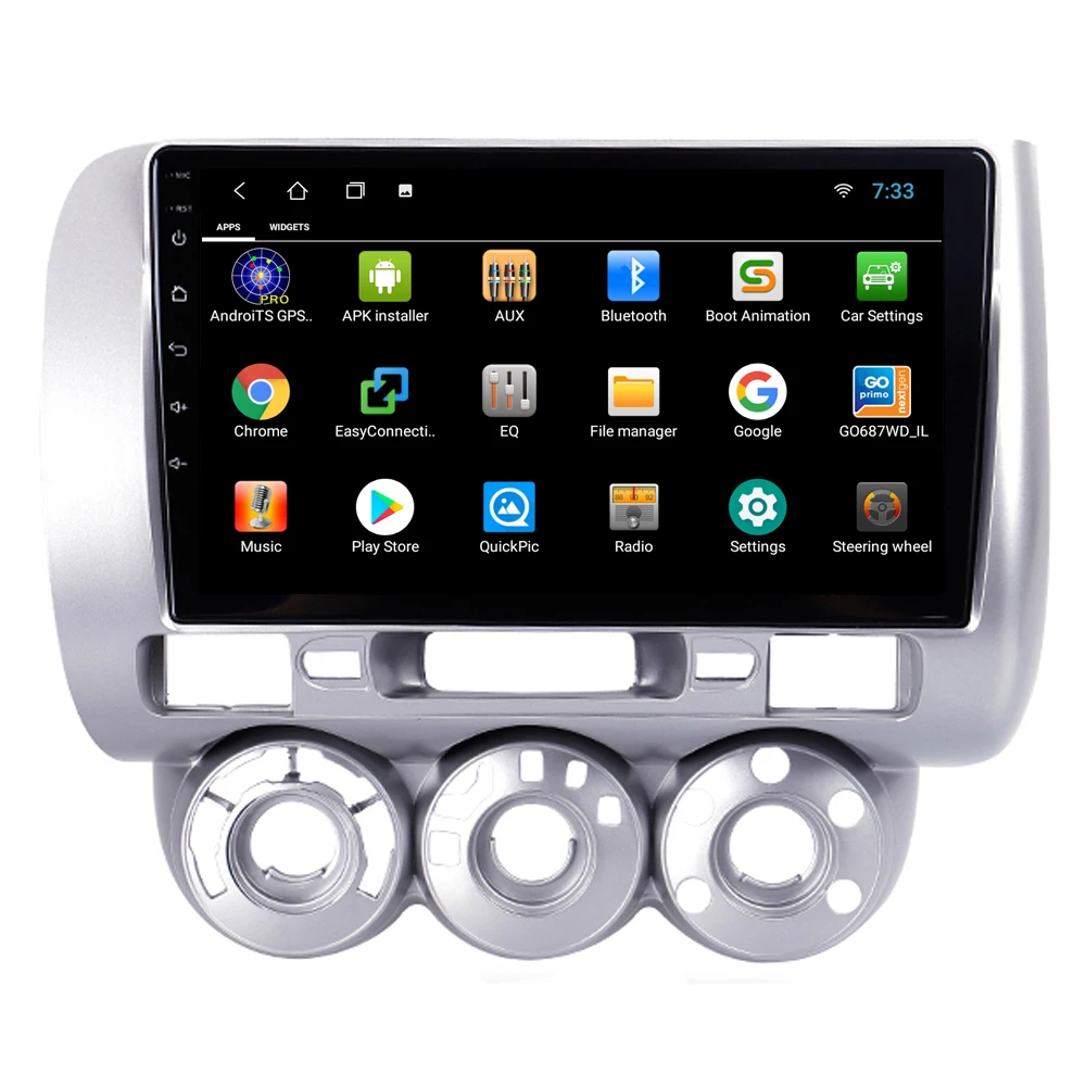 Четырехъядерный автомобильный радиоприемник RoverOne Android 10 GPS навигация для Honda Jazz Fit