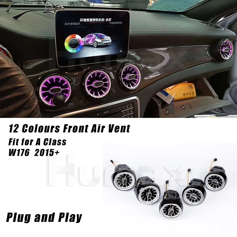 Для класс W176 A200 A300 светодиодный Двери Панель естественного освещения атмосферу