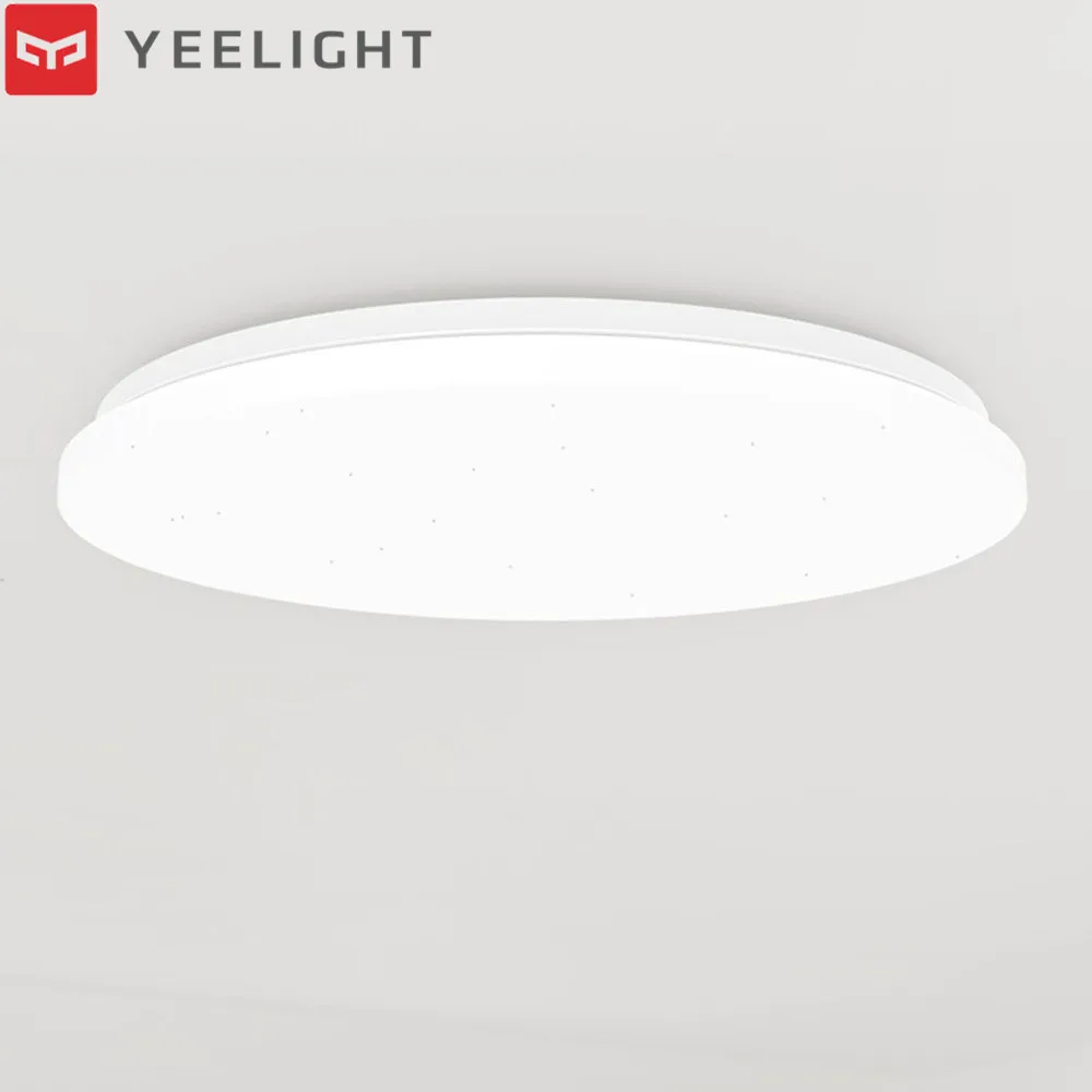 Xiaomi Yeelight YILAI 480 светодиодный умный потолочный светильник простые круглые Ceil лампы для умного дома приложение голосовое дистанционное управление 32 Вт