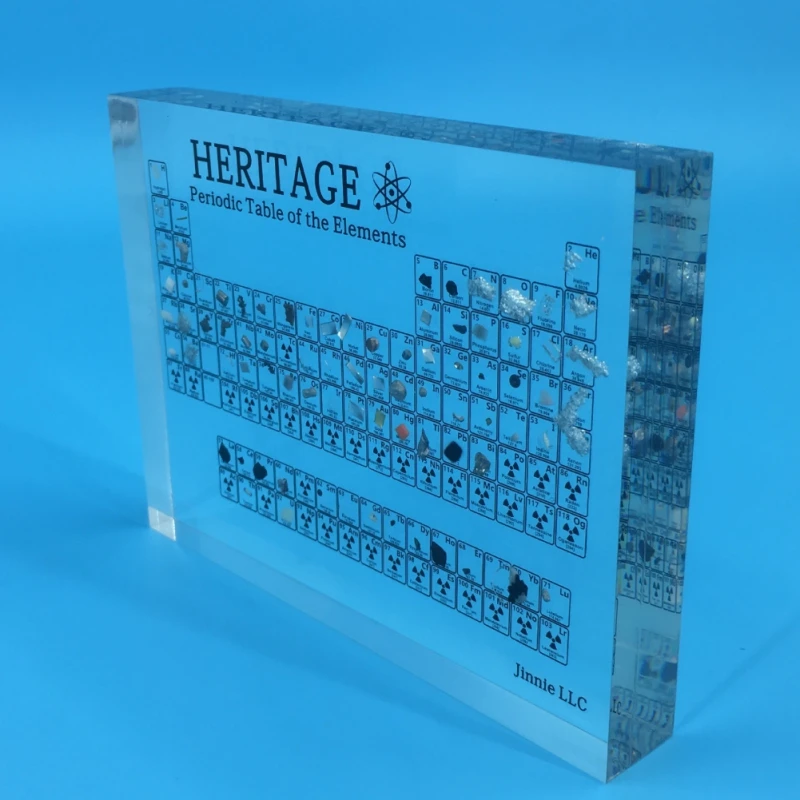 Новый акриловый кристалл Периодическая таблица химические элементы украшение