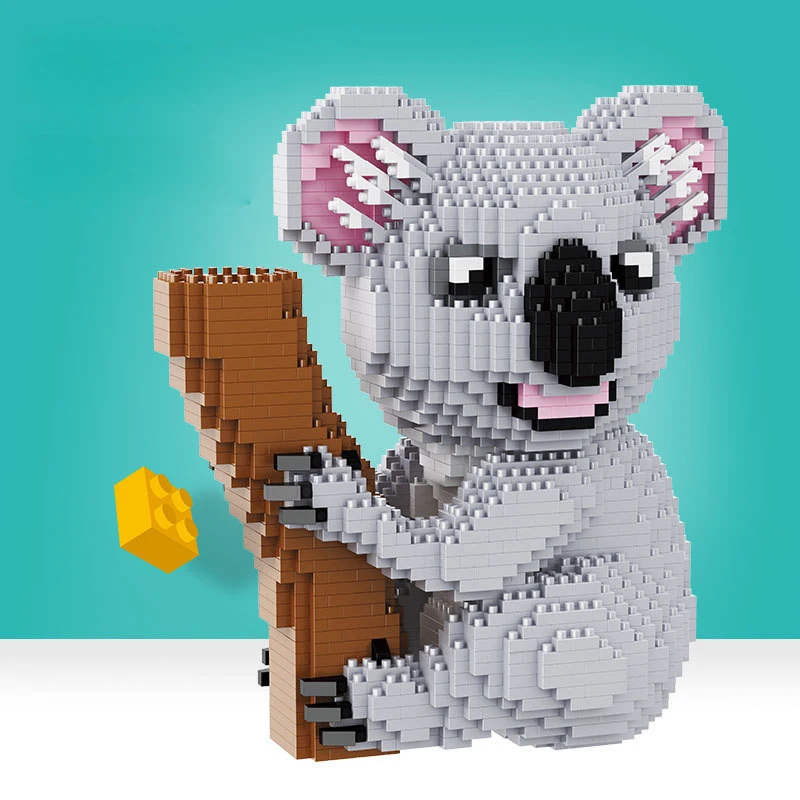 Balody Koala Королевский мультяшный медведь мини алмазные 3D наборы строительные блоки