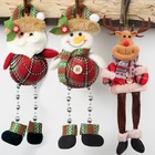 Новые рождественские украшения, бусины-пуговицы в виде Санта-Клаусалося, подвесные украшения для ног, декор для рождественской елки, праздничные подвесные принадлежности