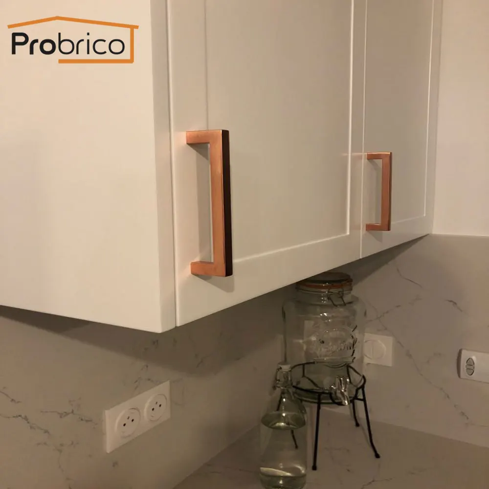 Ручки Probrico Rose золотая для шкафа кухонные ручки дверные гардероба ящика цвета
