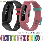 Новинка 2021, силиконовые ремешки для фитнес-браслета Fitbit Inspire 2, ремешок для смарт-браслета Fitbit ace 3, Мягкие Ремешки для часов