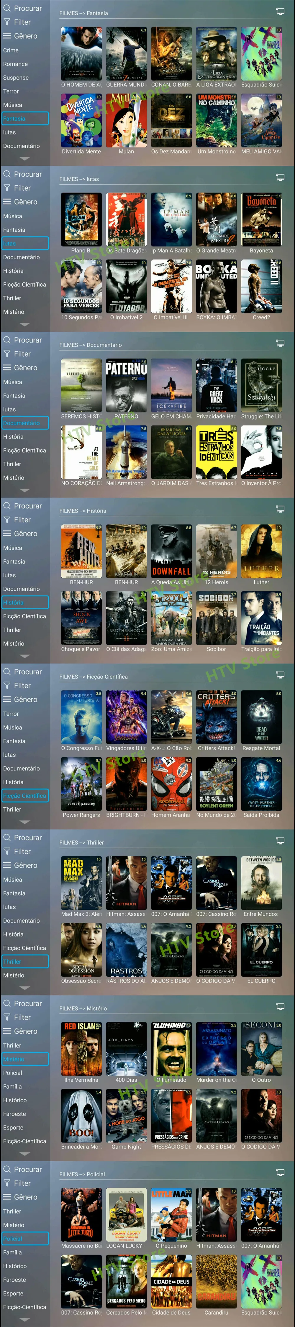 Ai tak pro 1 коробка HTV B tv B9 BOX Бразилия IP tv Android box 4K бразильские Бесплатные Каналы подписка с VOD воспроизведения и Live