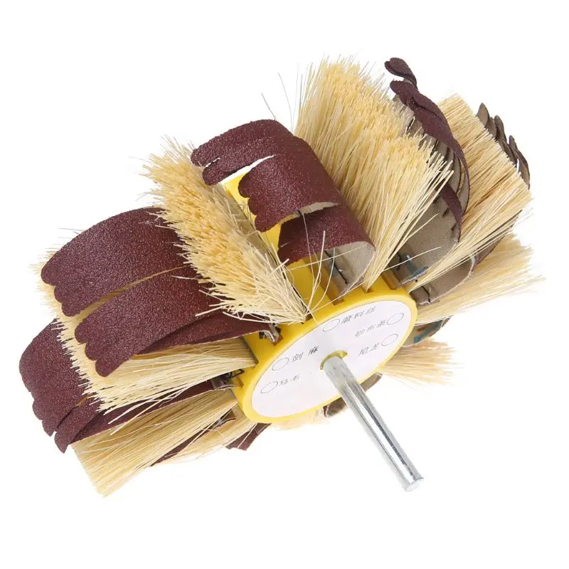 Шлифовальная щетка с тканевой щетиной Sisal Emery шлифовальная полировальная