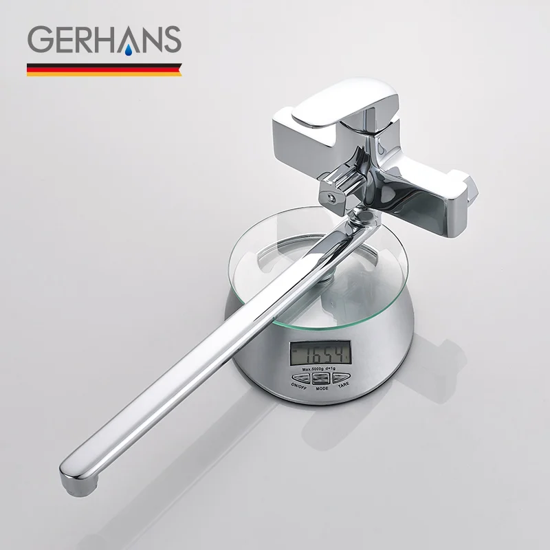 GERHANS Faucet K13106 Смеситель для ванны Цвет: Хром | Обустройство дома