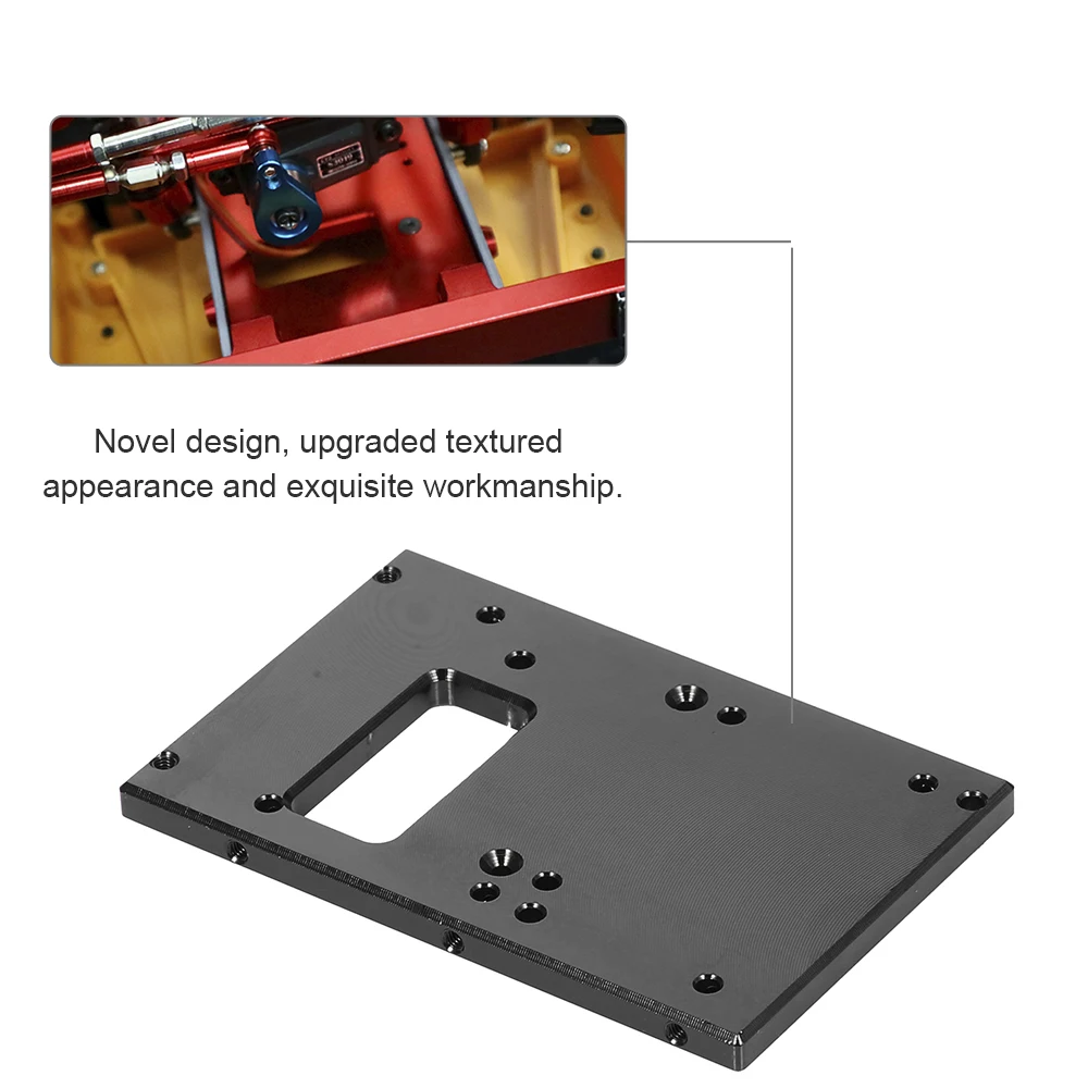 Aluminum Alloy Servo Fixed Mount Bracket Board for D90 MN-90 MN-99 MN-91 FJ-45 RC Car 1/12 Rock Crawler Upgrade Parts | Игрушки и хобби