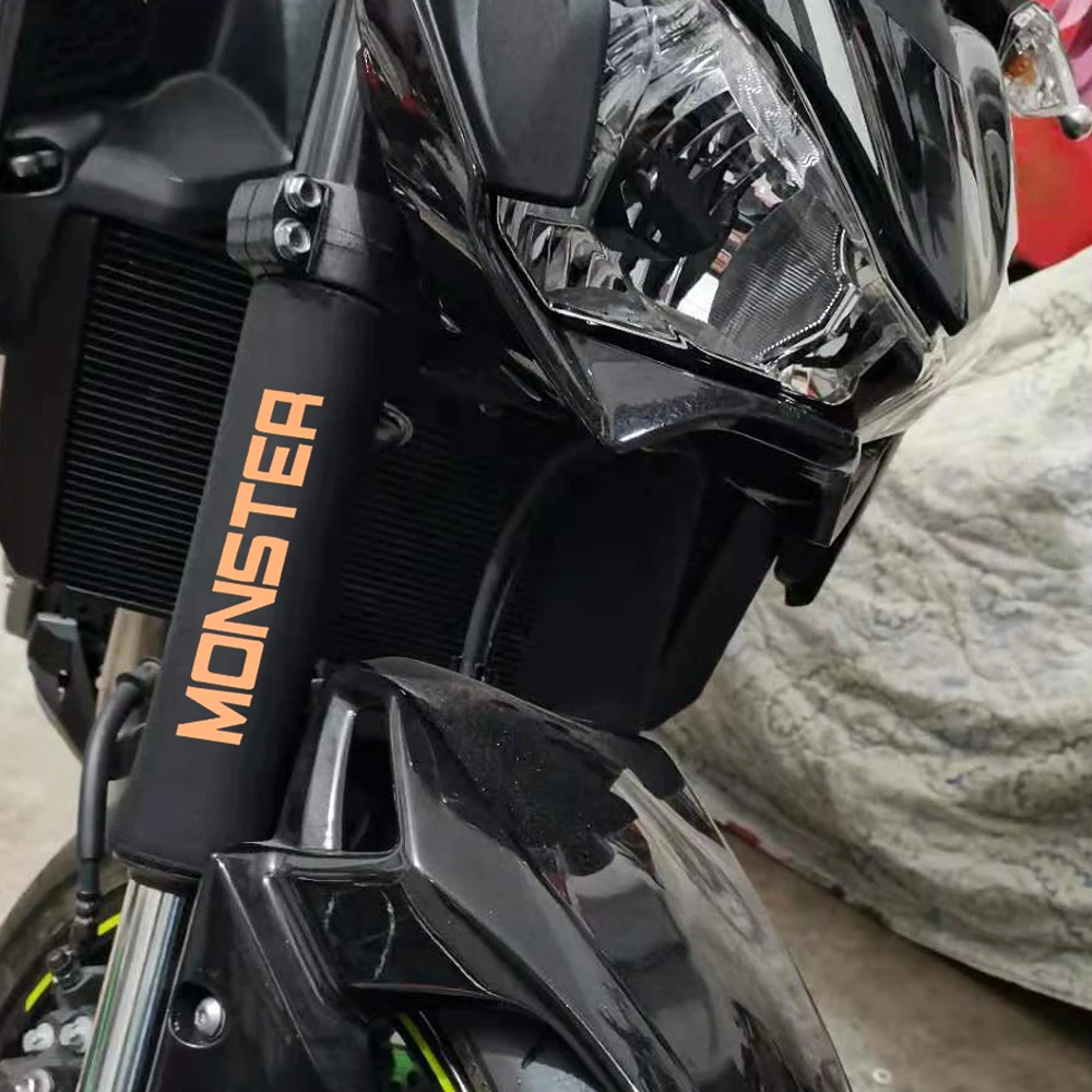 

Motorcycle Front Fork Rear Protector Shock Absorber Protective Cover Sunscreen Anti-scratch For Ducati MONSTER MTS120