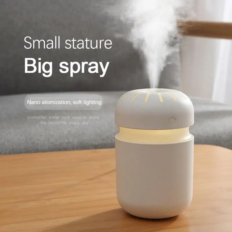 

Mini humidifier bedroom essential humidifier diffuser With LED ambient light for bedrooms living rooms cars diffuser Humidifie