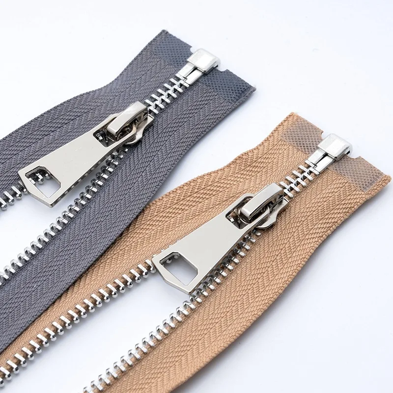 Meetee 2 шт. 5 #85 см открытые металлические застежки-молнии для шитья куртка на молнии