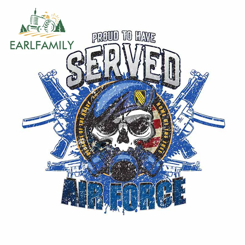 EARLFAMILY 13 см x 12 1 автомобильные сборники для США военные ветераны забавные наклейки