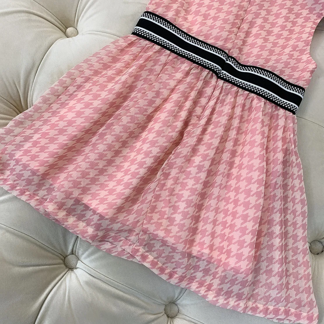 

Girls dress European and American style summer new children's clothing girls baby kids princess party dress sleeveless dress