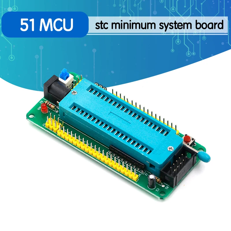 51 avr mcu минимальная системная плата макетная обучающая stc микроконтроллер