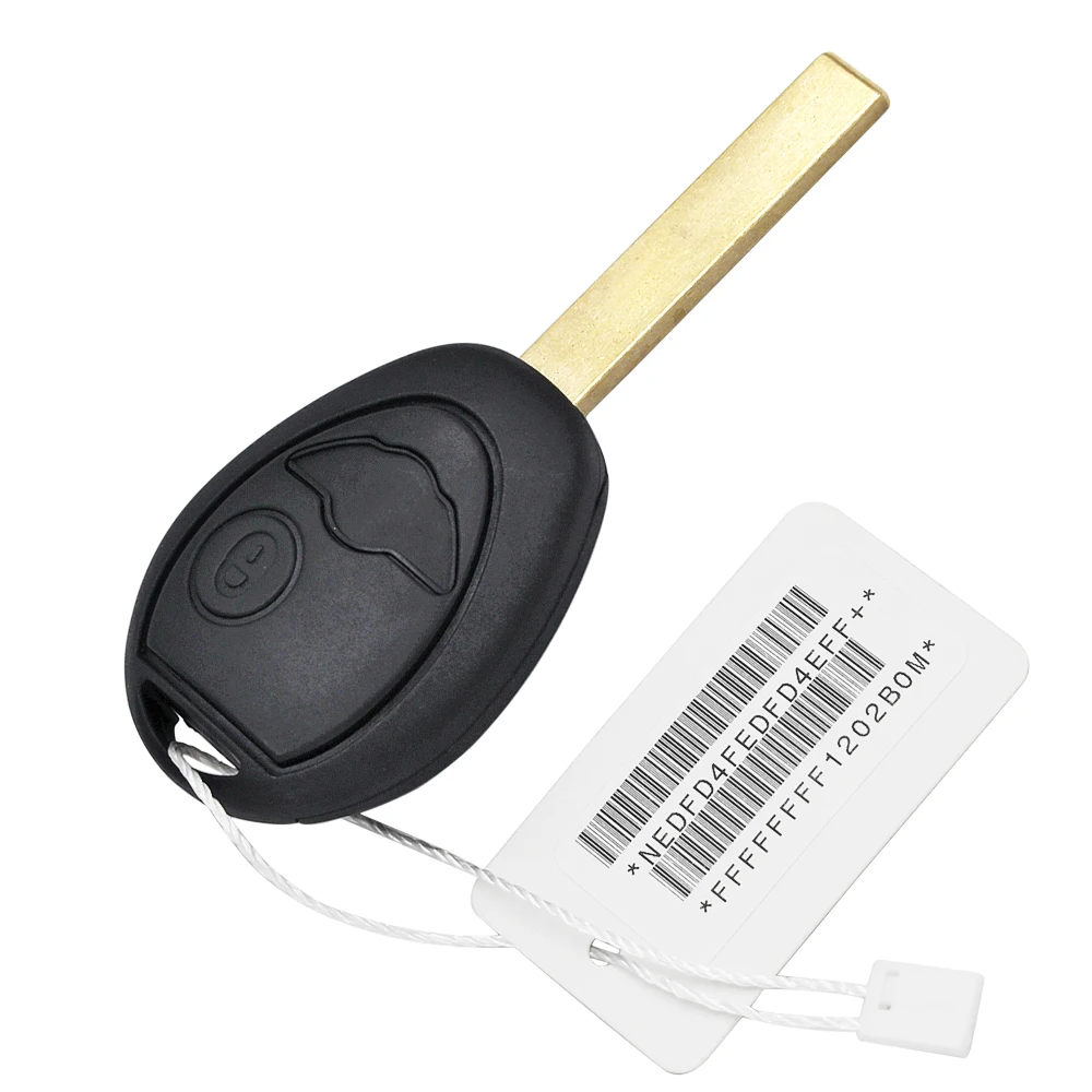 2 кнопочный OEM ключ с дистанционным управлением 433 МГц чип ID73 для BMW Mini Cooper Rover 75 2002