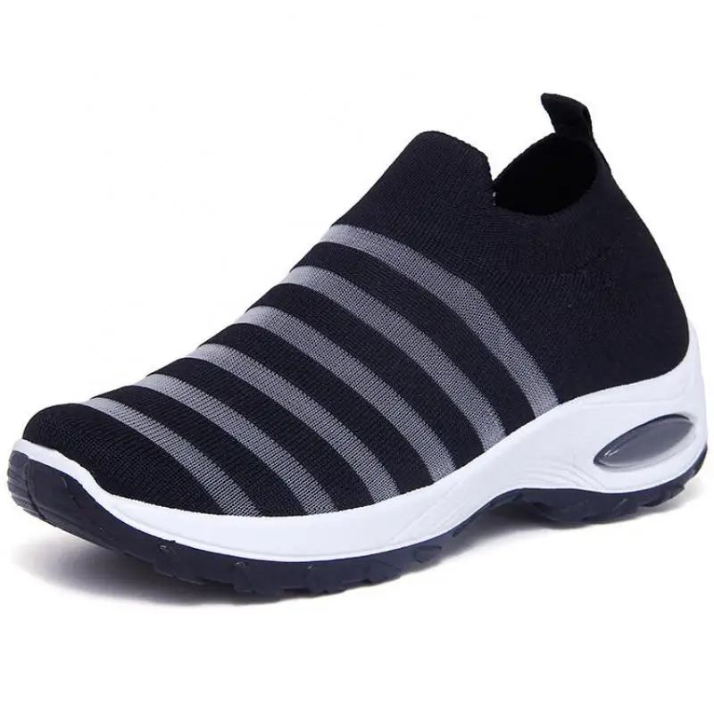 

Breathable Women Sneakers Lady Mesh Platform Sports Shoes Slip On Loafers Woman Single Walking Shoe Air Cushion Outdoor Footwear