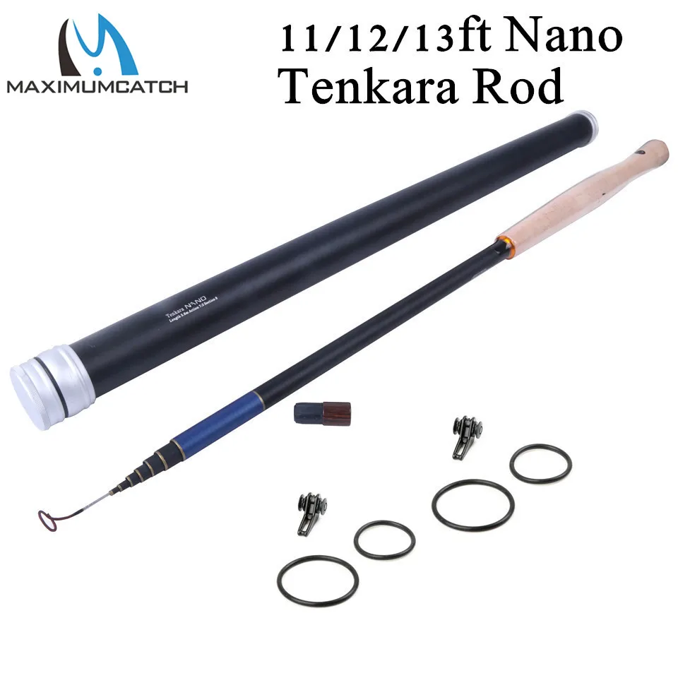Maximumcatch Traveller Tenkara нахлыстовая Удочка Nano Japanese Toray Carbon(IM12) Tankara удилище Телескопическое удилище - Цвет: Rod with keepers