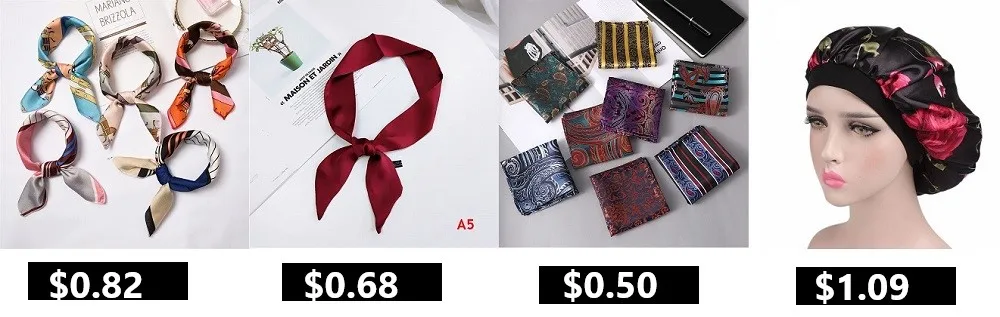 50*50 см, Модный женский элегантный Шелковый квадратный шарф с цветочным рисунком, небольшой простой шейный платок, Сумка с лентами, женская головная повязка, повязка для волос