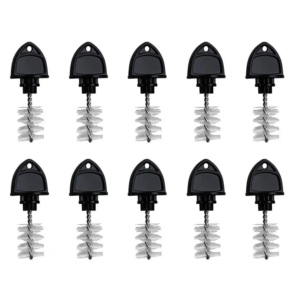 

10Pcs Tap Plug Brush Anti-mosquito Anti-dust Plastic Black Cleaning Beer Faucet Plug for Home
