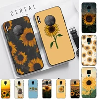 toplbpcs cute summer daisy sunflower floral flower phone case for huawei mate 20 10 9 40 30 lite pro x nova 2 3i 7se