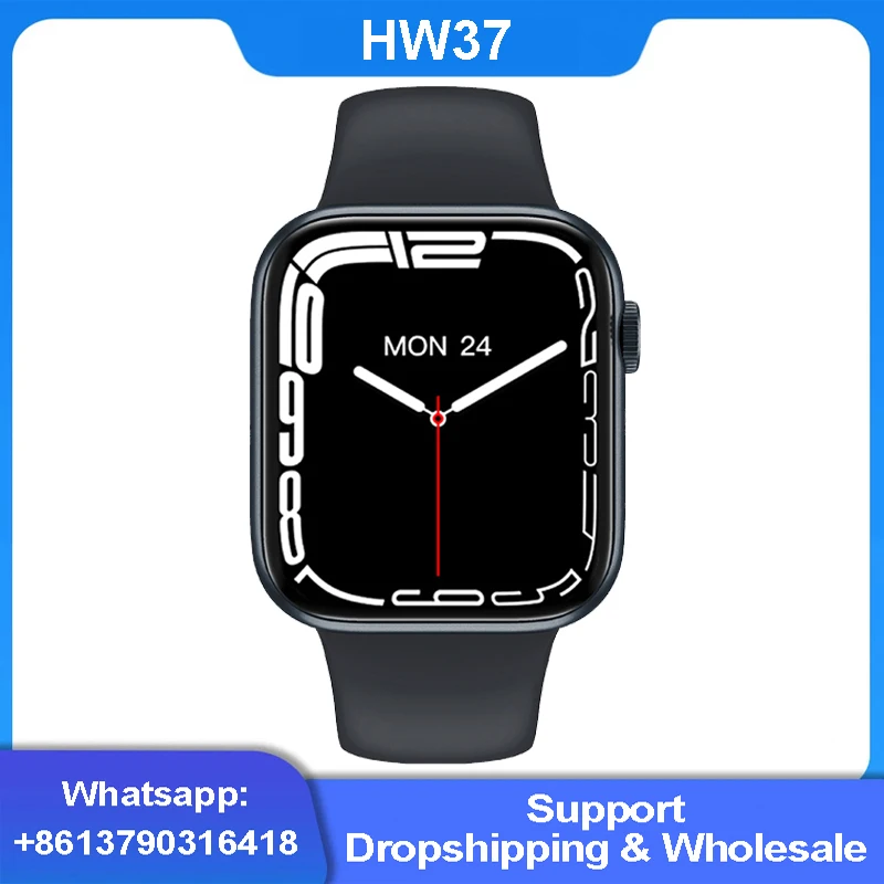 

2021 New Smart Watch HW37 Series 7 Bluetooth Call 44MM Men Women Custom Watch Face Smartwatch For Android iOS Xiaomi PK W37 Pro