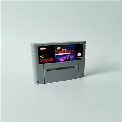 Soul Blazer карта для игры RPG евро версия батарея на английском языке|Запасные части| |