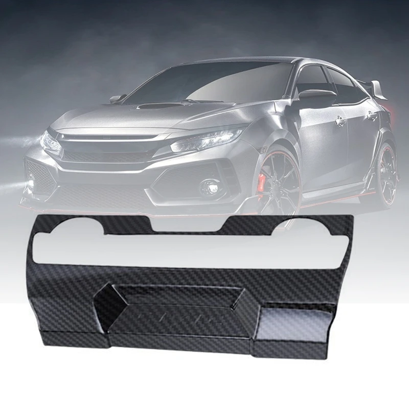 

Car Center Console Panel Trim ABS Carbon Fiber Style Interior Decoration Accessories for Honda Civic 2016-2019
