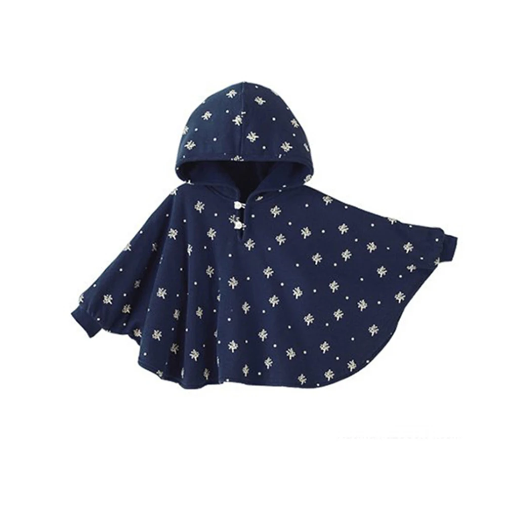 От 0 до 2 лет детская зимняя одежда для мальчиков и девочек Двусторонняя плащ с