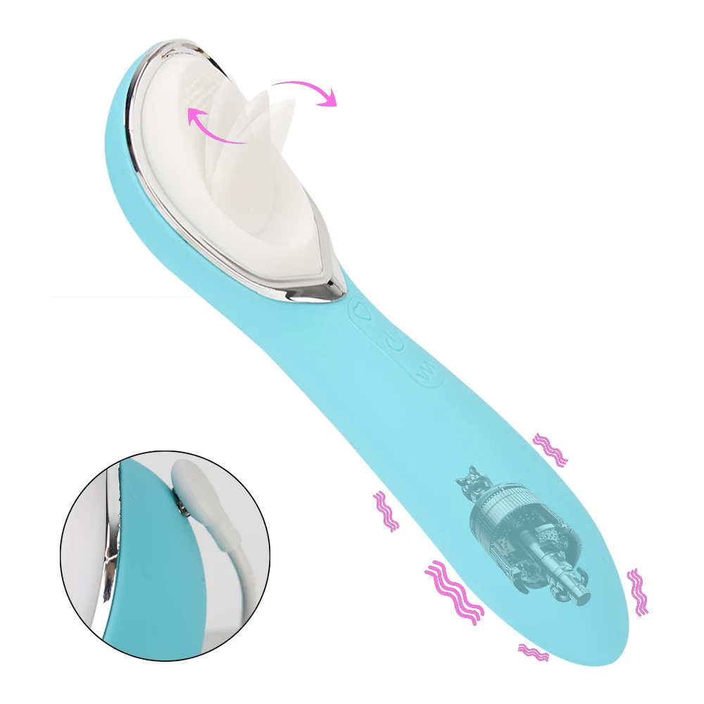 Стимулятор сосков и клитора 2 в 1 массажер для влагалища 10 скоростей вибрирующий