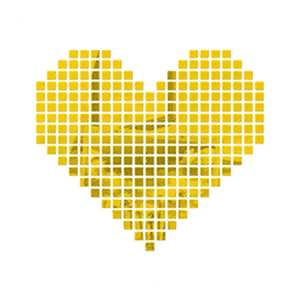 

100Pcs/Set Wall Stickers Waterproof Corrosion Proof Acrylic Mirror Square Effect Decal for Kids Bedroom Home Decrotion