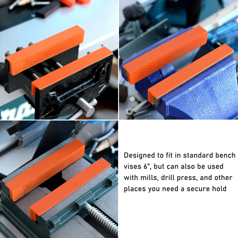 1 пара защитных чехлов для настольных тисков универсальные мягкие магнитные