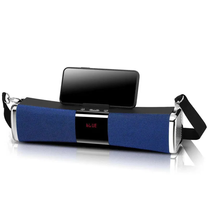 

Portable wireless Bluetooth Speaker Stereo big power 10W system TF FM Radio Music Subwoofer Portable Column Speaker for Computer