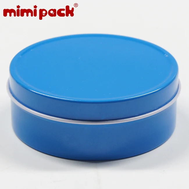Mimipack набор из 24 пустых пищевых жестяных канистр металлические неглубокие круглые жестяные банки для торта - Цвет: Azure