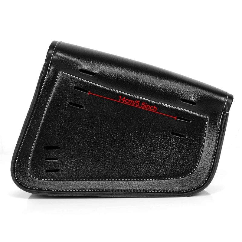

Motorcycle Tool Bag Saddlebags Black Swing Arm Bag for Sportster Xl 883 1200 Night Rod Special for Honda Shadow Yamaha(Left)