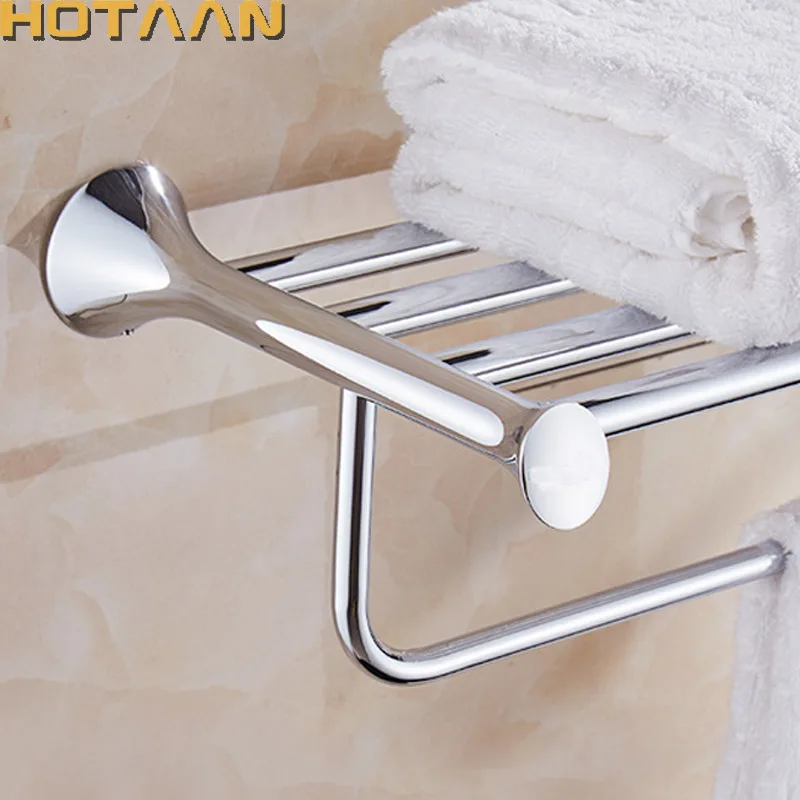 Holder Bathroom Organizer Stainless Steel Wall-mounted Towel