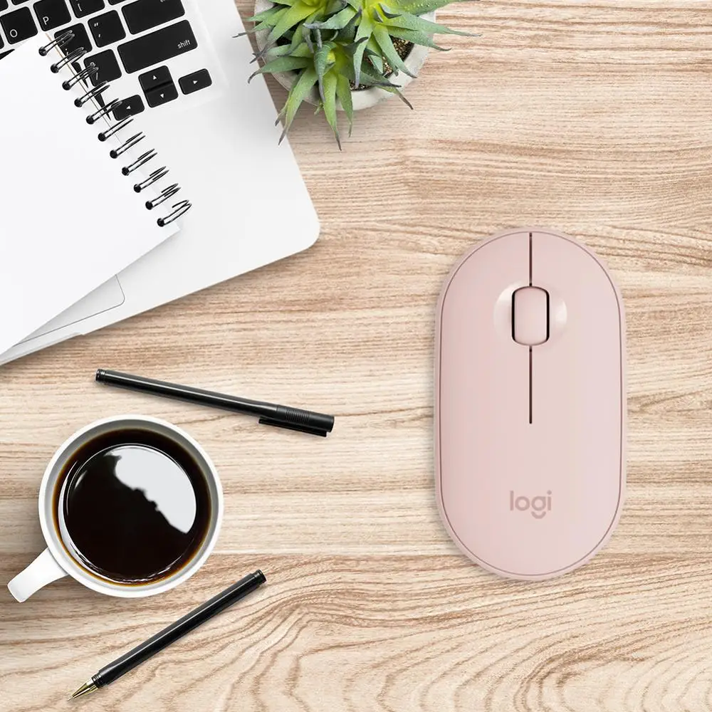 Беспроводная клавиатура Logitech K380 Bluetooth K400 1000DPI беспроводная мышь Pebble G102 для