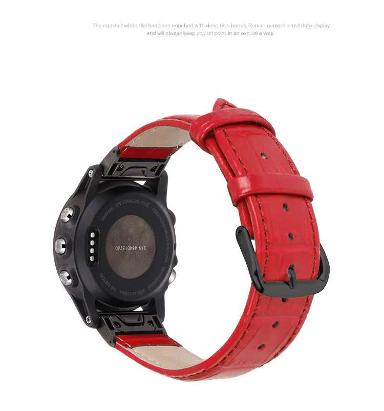 Quick Fit Wrist Band for Garmin Fenix 6/6S/6X Smart Bracelet Wach Leather Strap For 5X/Fenix 5/Fenix 5S Watchband | Электроника