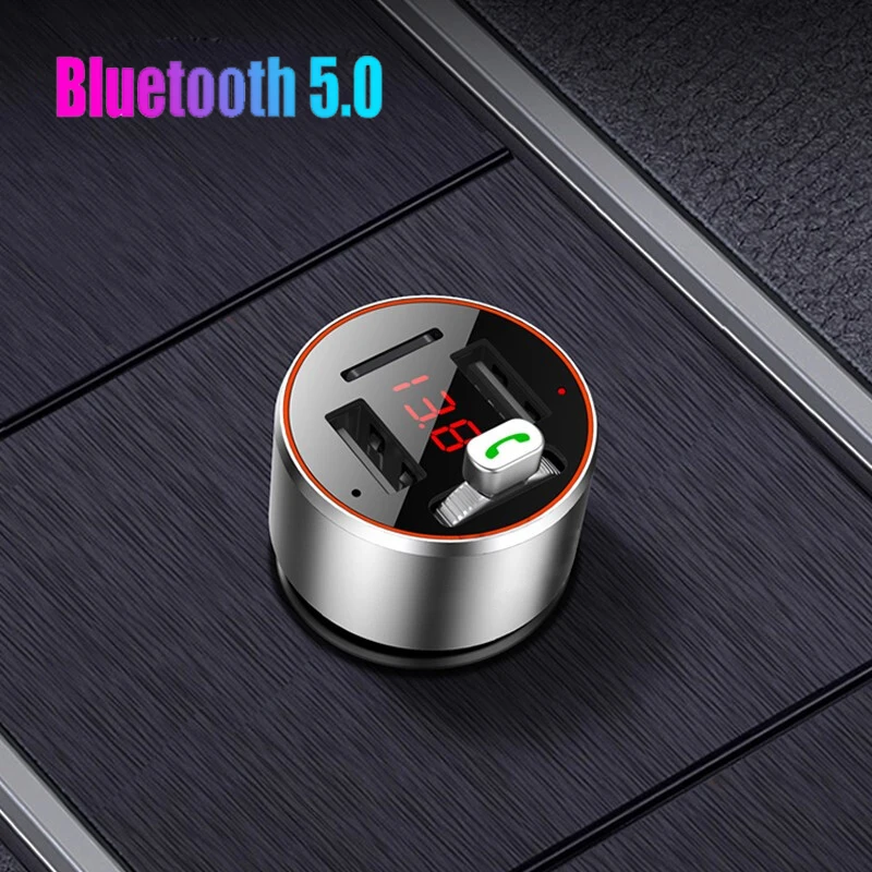 2021 Hi-Fi AUX автомобильный MP3-плееры громкой связи Bluetooth 5 0 FM передатчик 4.8A Dual USB