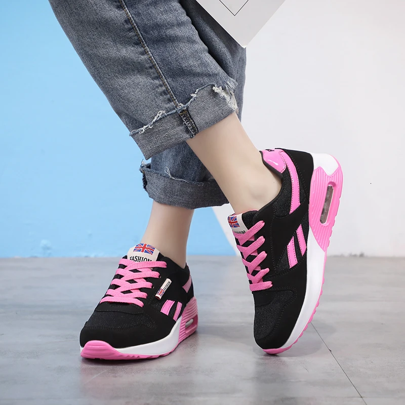 Женские теннисные туфли дышащие женские кроссовки с воздушной амортизацией