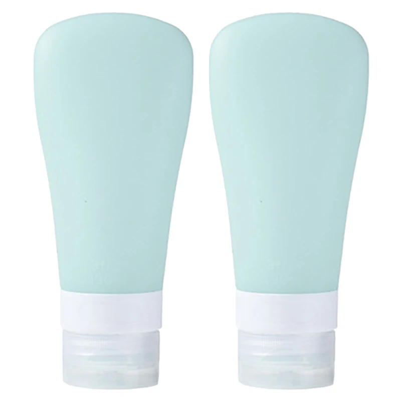 

2 Pcs of Lotion Hand Disinfection Gel Sub-Bottles Travel Portable Bottle Squeeze Type Empty Bottle