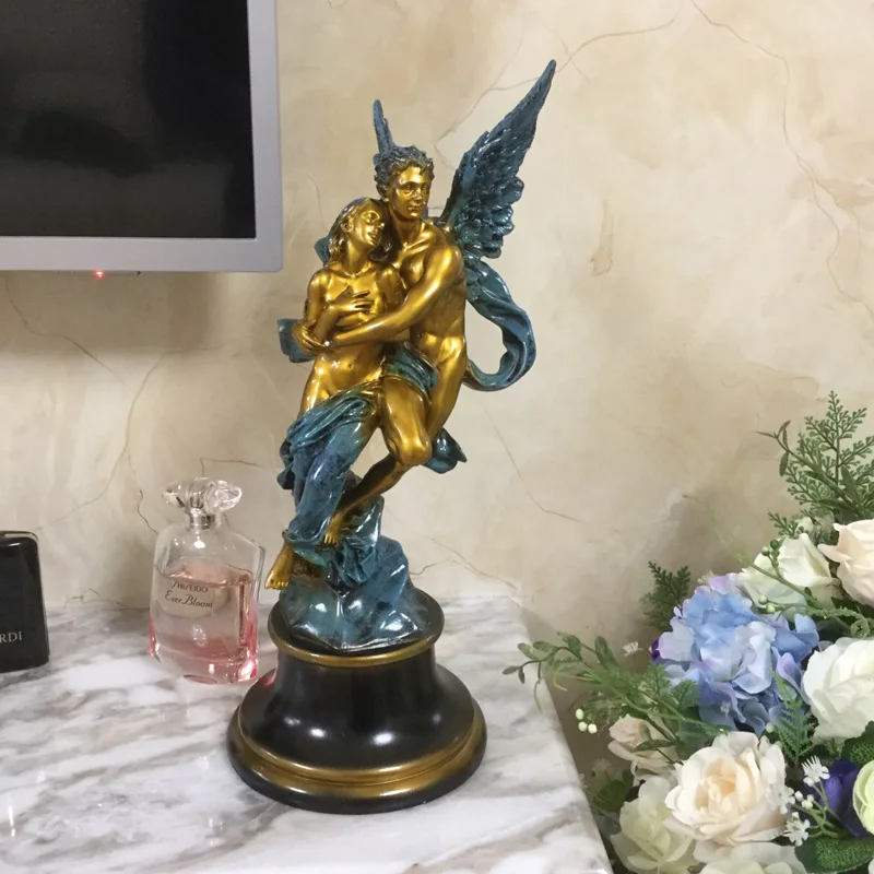 Современная романтическая Европейская Греческая богиня украшение Ангел статуя